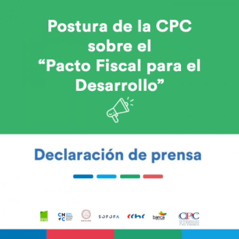 Postura de la CPC sobre el “Pacto Fiscal para el Desarrollo”